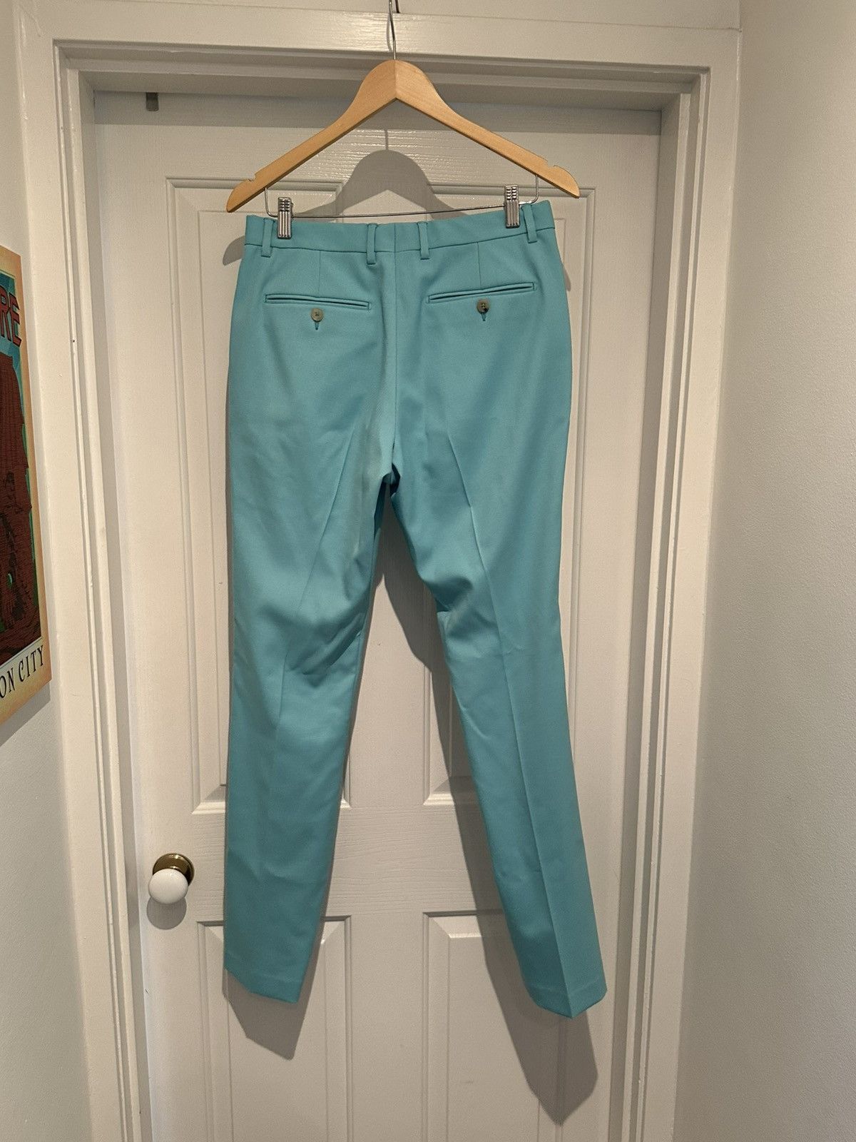 Gucci Rare Gucci Turquoise Trousers as seen on Harry Styles Size US 31 - 10 Thumbnail