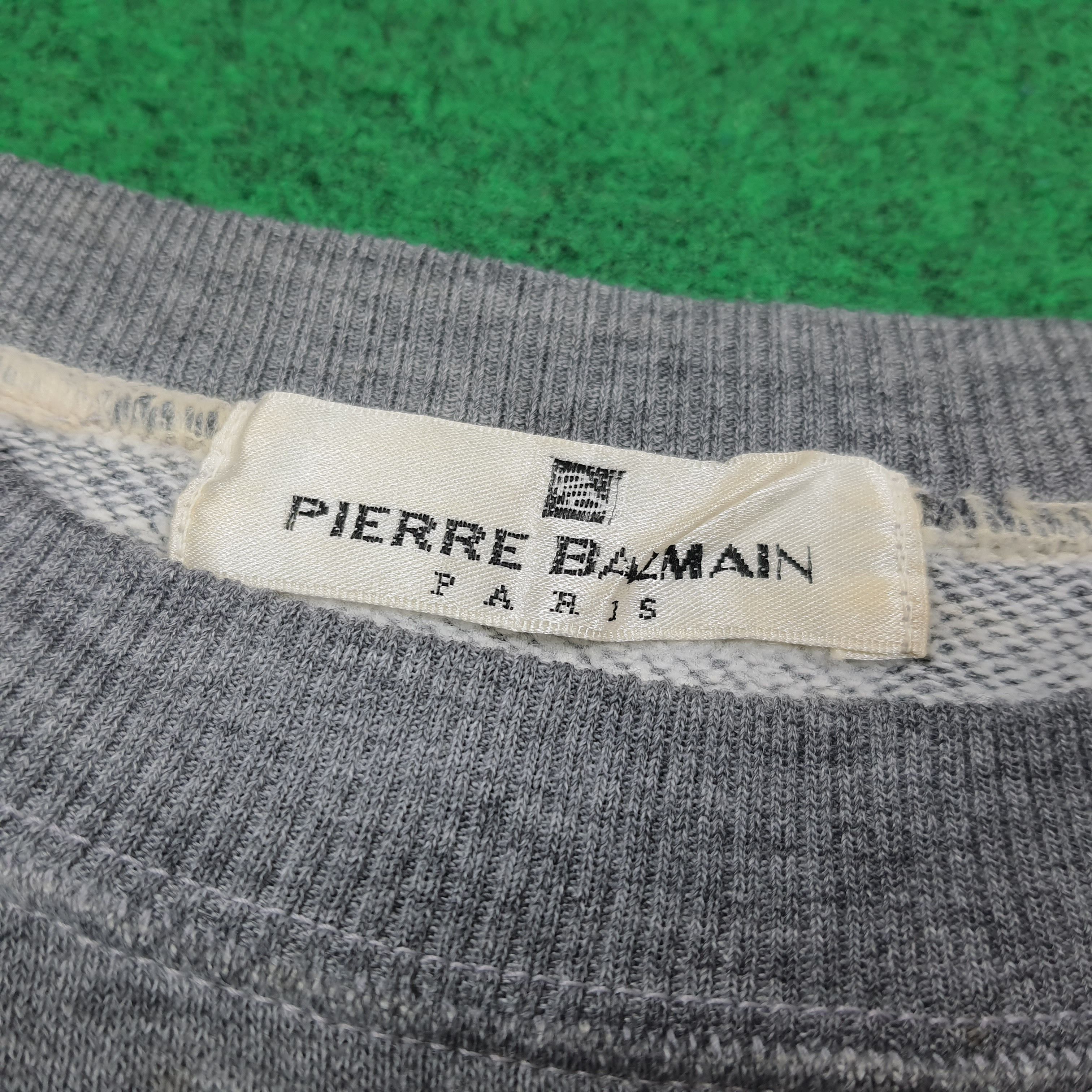 Pierre Balmain Vintage Pierre Balmain Paris Embroidery Sweatshirt C291N31 Size US L / EU 52-54 / 3 - 6 Thumbnail