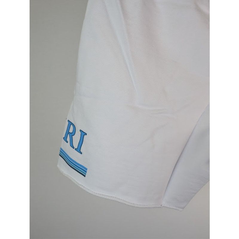 Amiri o1rshd1 MA Bar Watercolor Logo Short in White Size US 36 / EU 52 - 14 Thumbnail