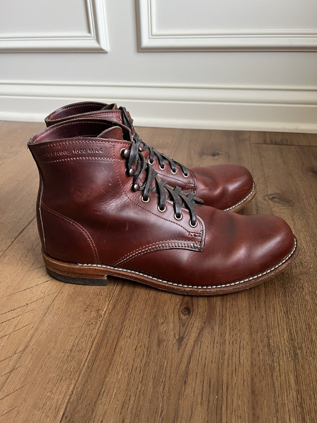 Wolverine Wolverine 1000 Mile Boots Rust Men’s 9.5 Size US 9.5 / EU 42-43 - 1 Thumbnail