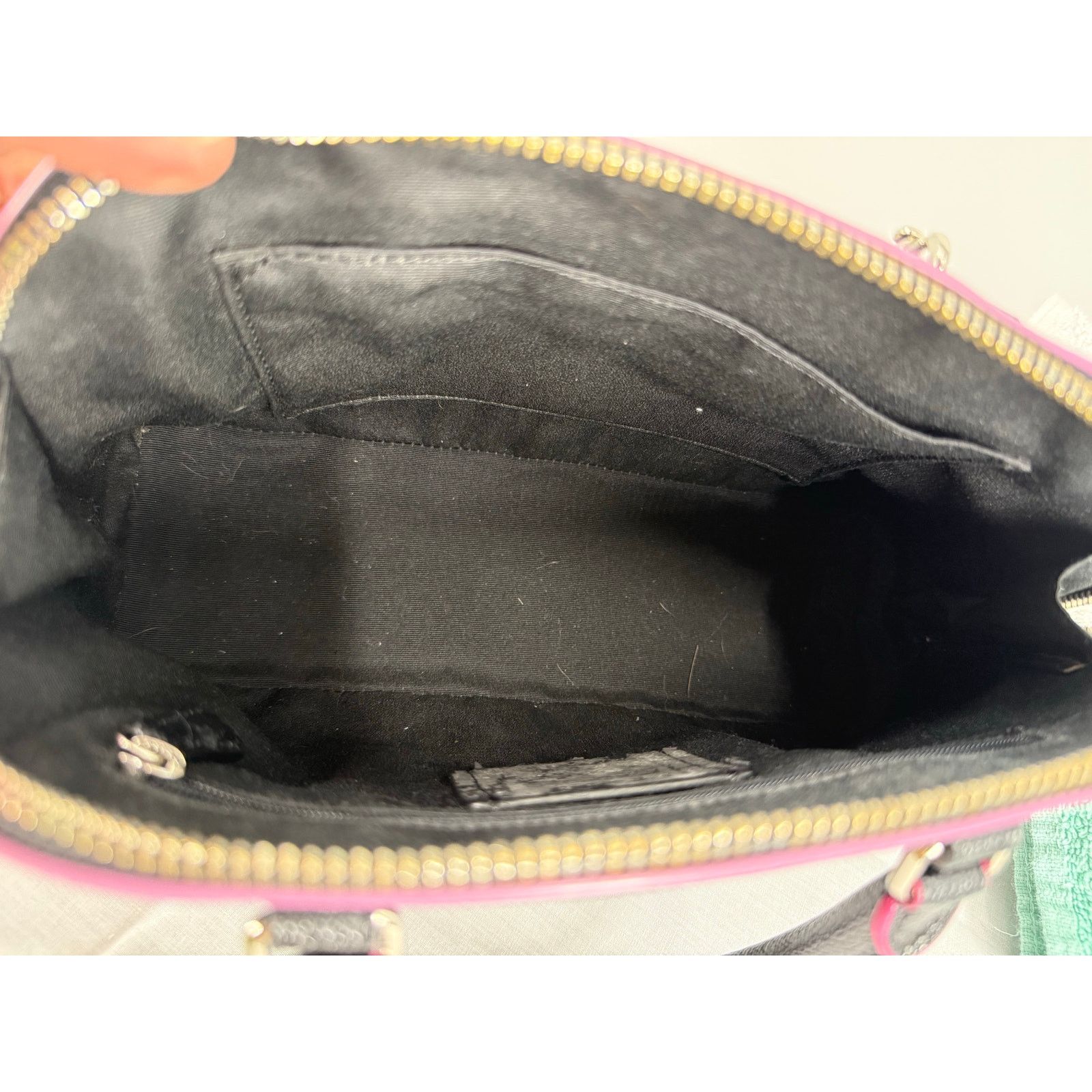 Coach Coach Mini Sierra Satchel F13310 Black Multi Edgepaint Size ONE SIZE - 3 Thumbnail