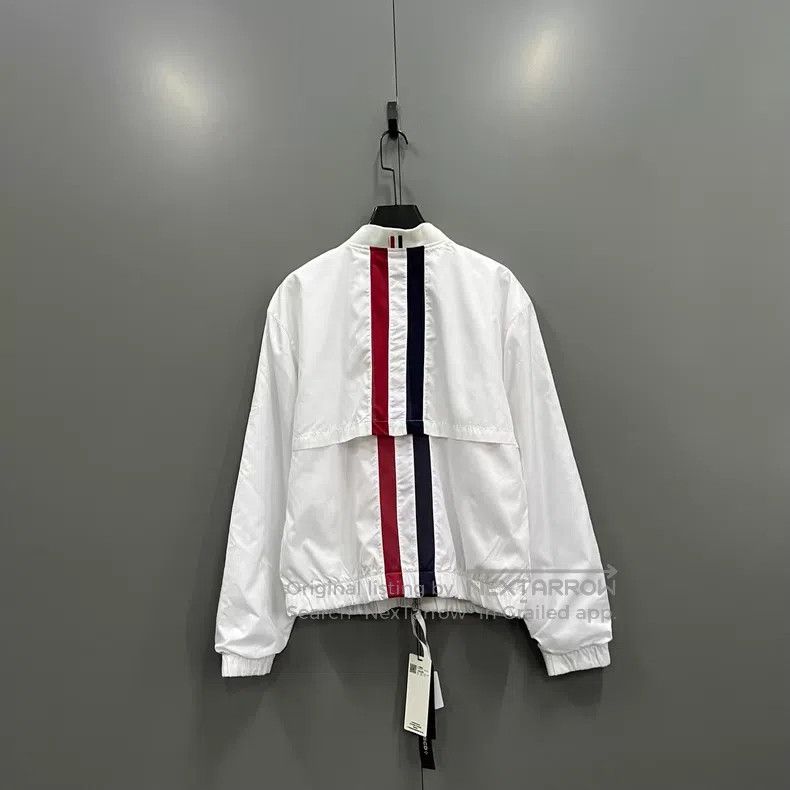 Thom Browne Thom Browne Back Striped Zip-up Jacket Size US XL / EU 56 / 4 - 3 Thumbnail
