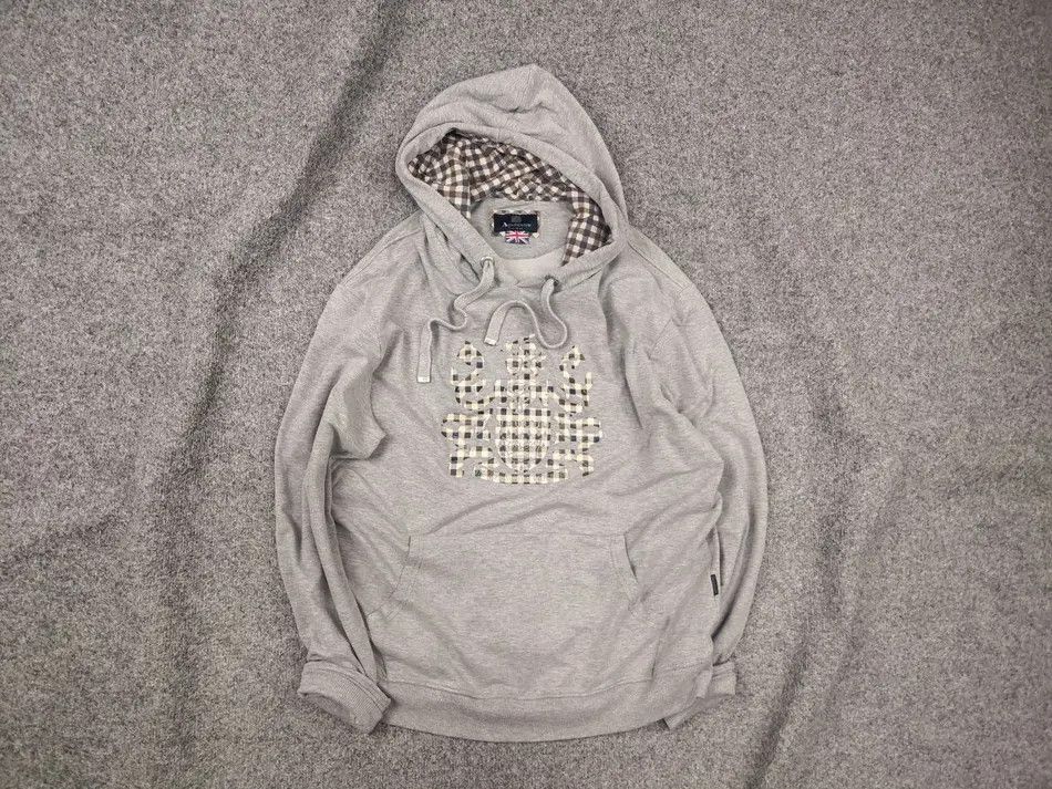 Aquascutum Aquascutum England Logo Gray Mens Hoodie Size US L / EU 52-54 / 3 - 2 Thumbnail