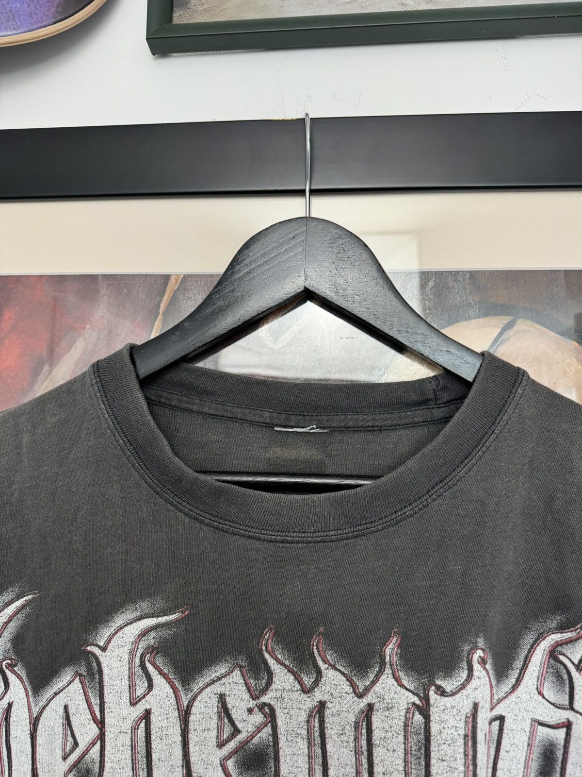 Band Tees Rare Vintage Behemoth Death Metal Band Tee Washed Distressed Size US XL / EU 56 / 4 - 4 Thumbnail