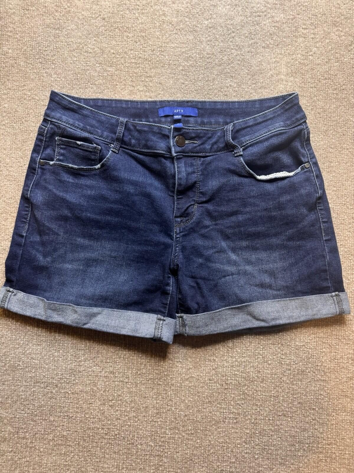 Apt. 9 Women’s Denim Jean Shorts APT 9 Modern Design Pockets (749) Size 32" / US 10 / IT 46 - 2 Thumbnail