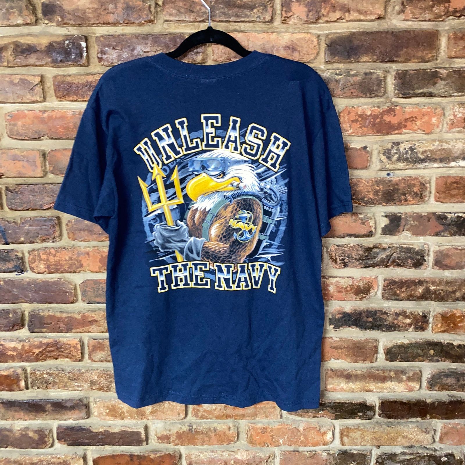 Gildan NWOT Gildan Unleash The Navy Short Sleeve T-Shirt Medium Size US M / EU 48-50 / 2 - 4 Thumbnail