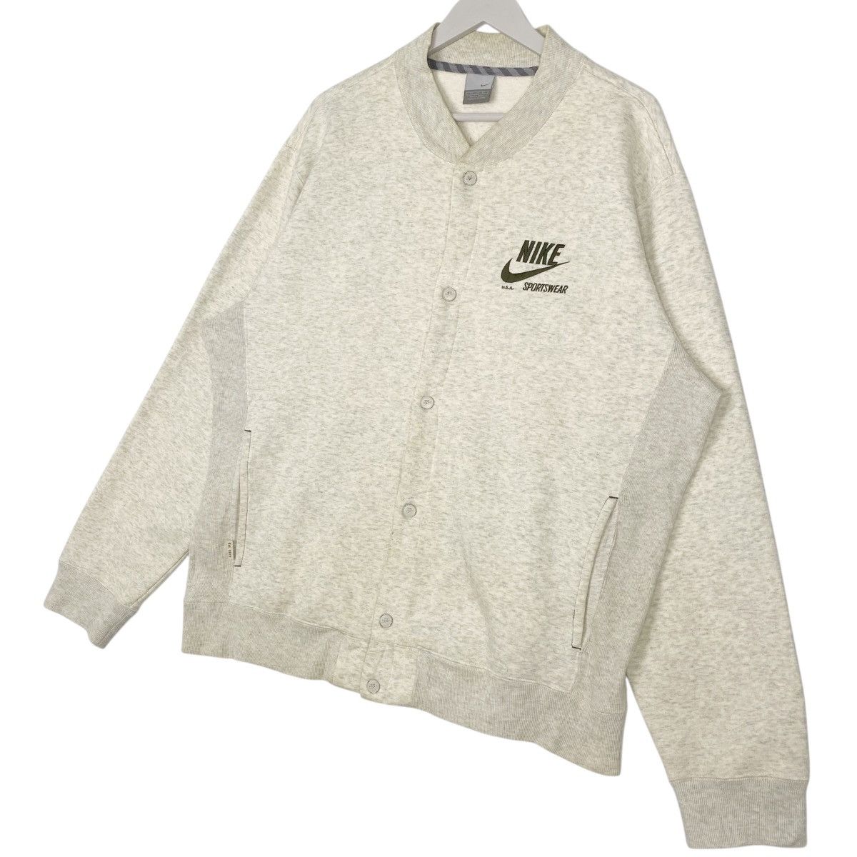 Other Vintage Nike Cardigan Small Logo White Pullover Jumper Sz XL Size US XL / EU 56 / 4 - 2 Thumbnail
