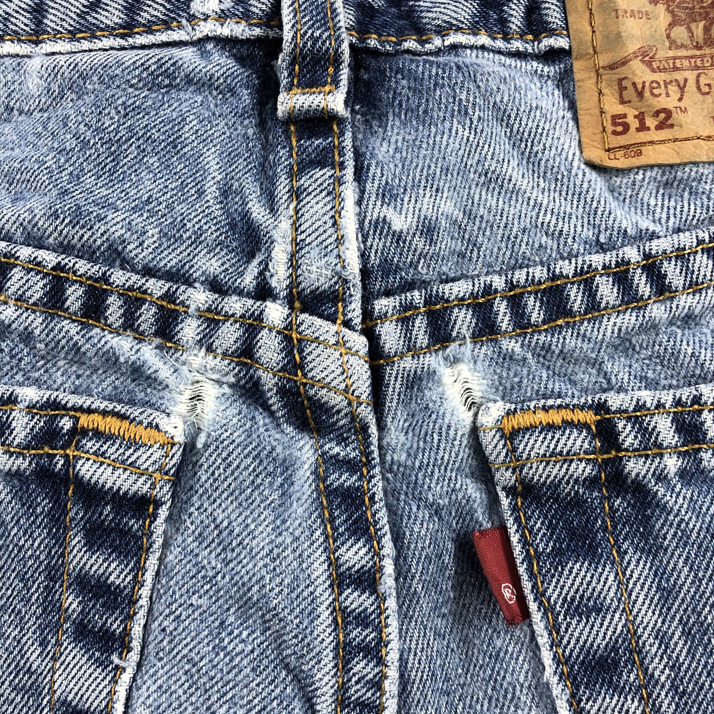 Levi's Vintage 90s Blue Wash Levis 512 Jeans-J2017 Size US 28 / EU 44 - 8 Thumbnail