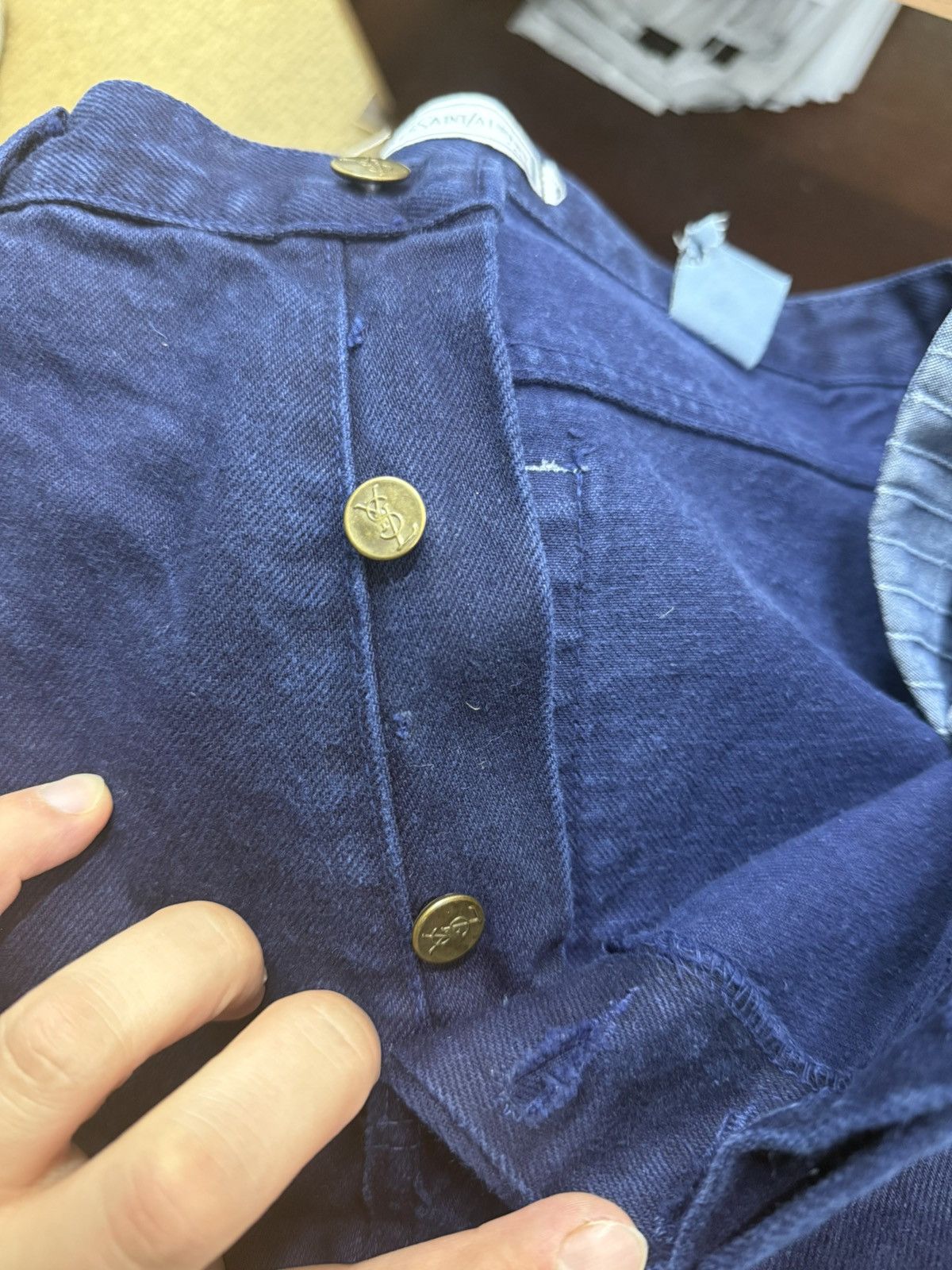 Yves Saint Laurent Vintage Yves Saint Laurent Jeans Denim 90s Baggy YSL Size US 36 / EU 52 - 24 Thumbnail