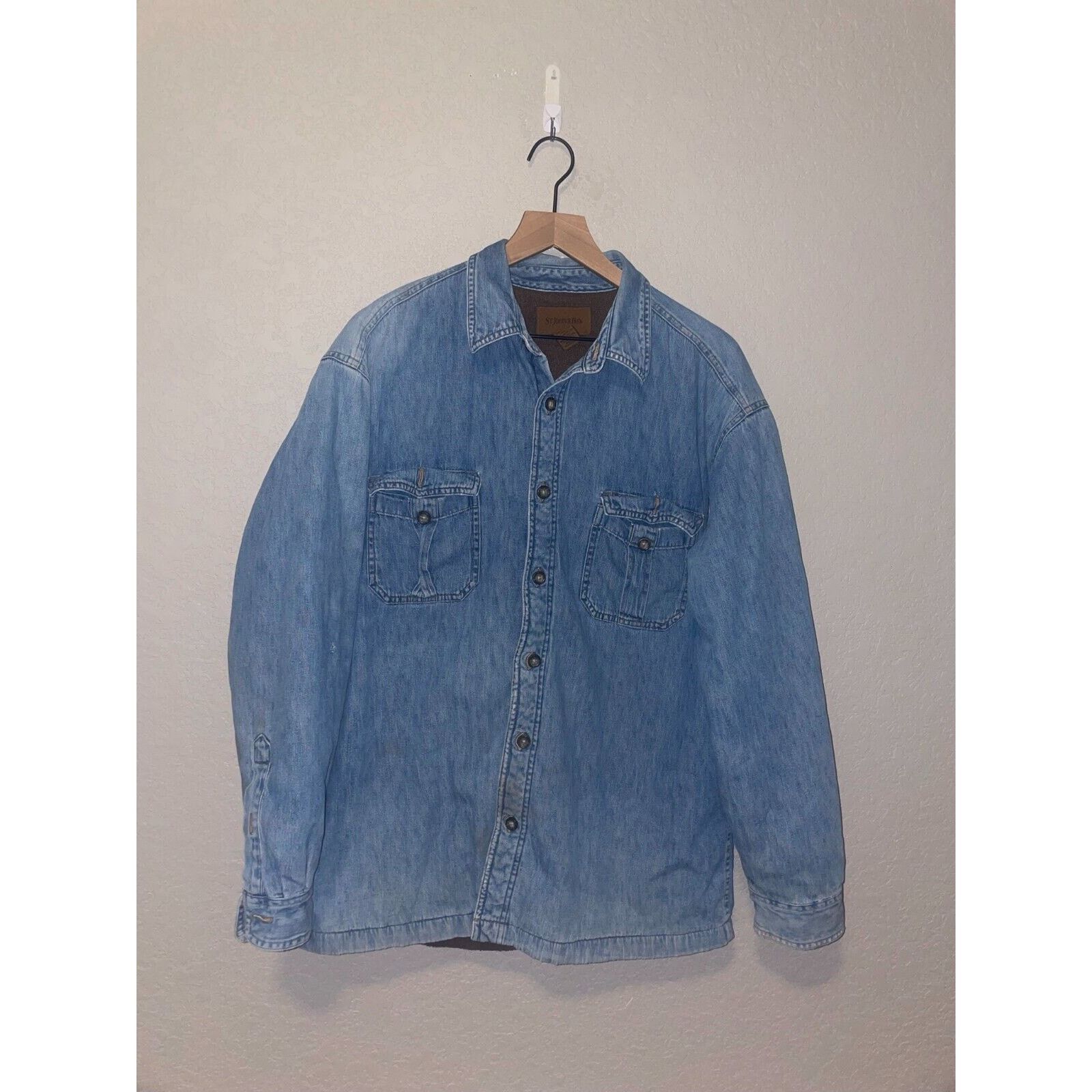St. Johns Bay St. John's Bay Blue Denim Jacket Outerwear 2000s Button Up L Size US L / EU 52-54 / 3 - 1 Thumbnail