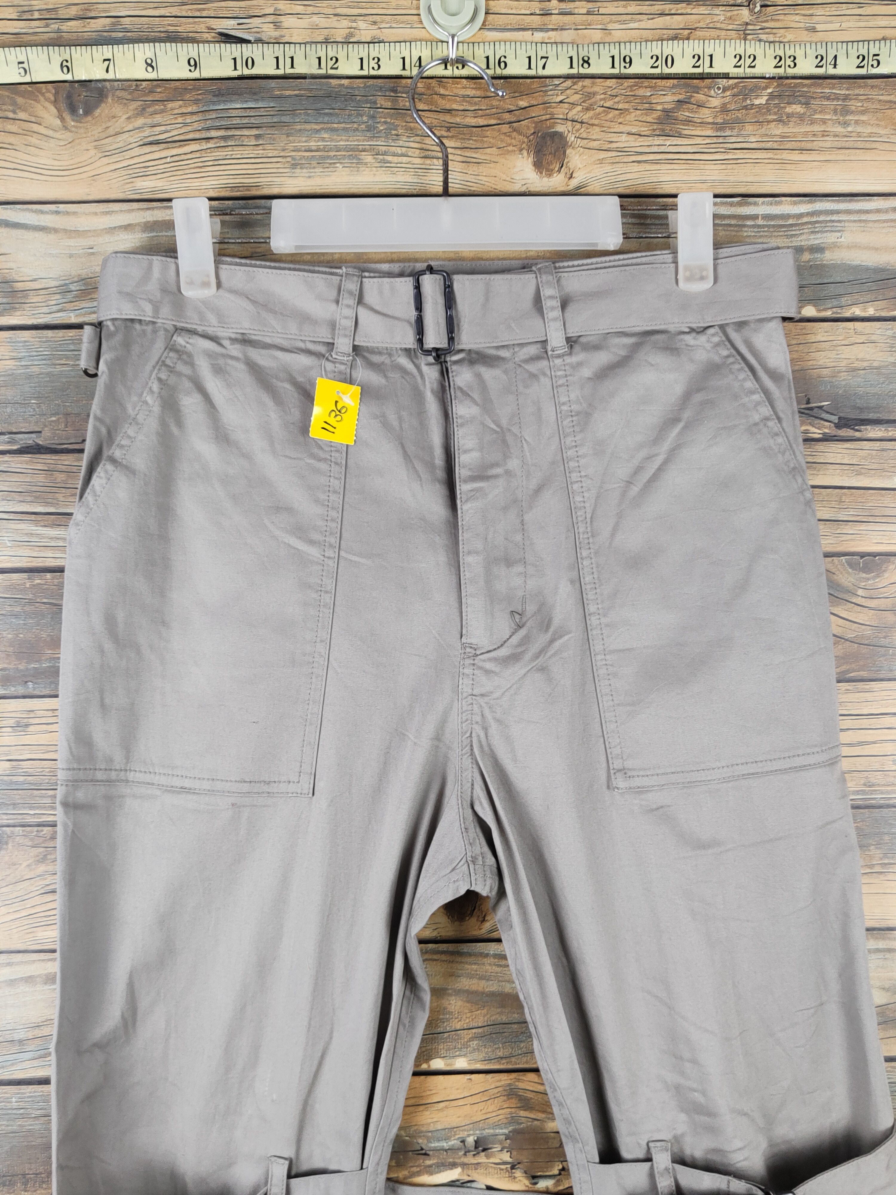 Japanese Brand DL Chord Number 8 Gray Multipocket Casual Pants #1136 Size US 30 / EU 46 - 2 Thumbnail
