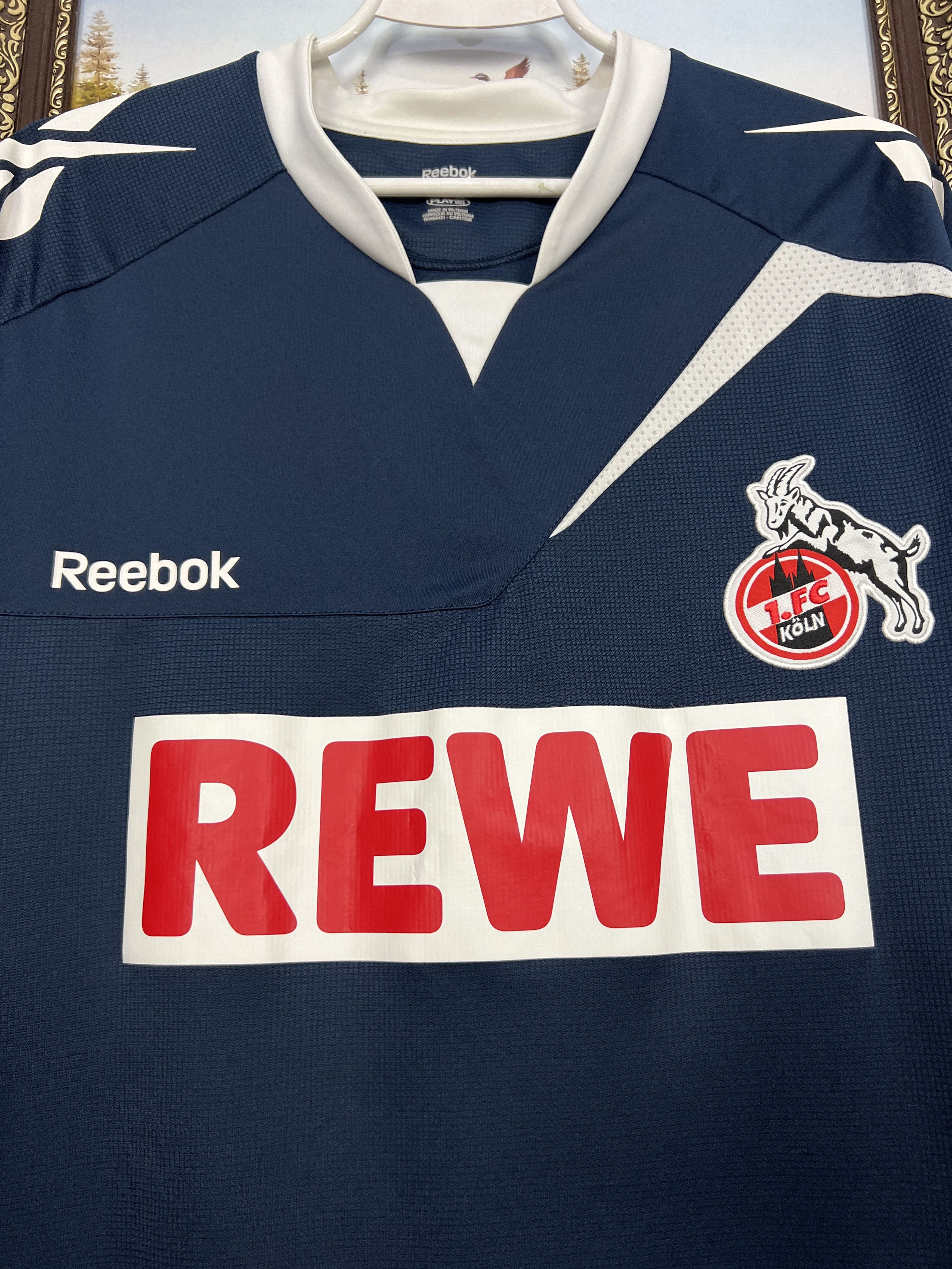 Reebok 1. FC Koln Third football shirt 2011 Soccer Reebok Jersey Size US XXL / EU 58 / 5 - 3 Thumbnail