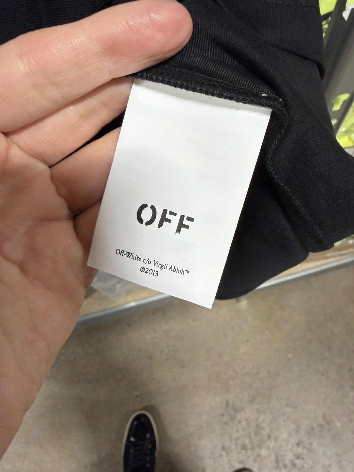 Off-White Off-White Stitch Arrow T-Shirt NEW 550$ Size US XL / EU 56 / 4 - 4 Thumbnail