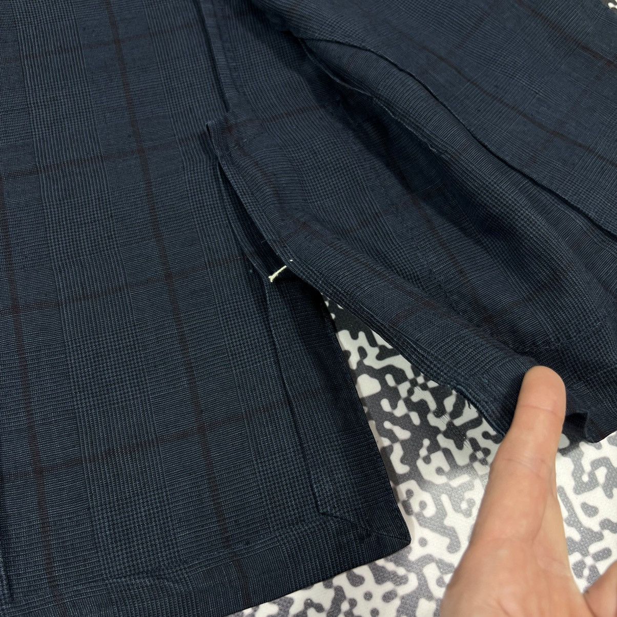 Boglioli BOGLIOLI K Jacket Linen Checked Blazer Luxury Casual Style Size 40R - 16 Thumbnail