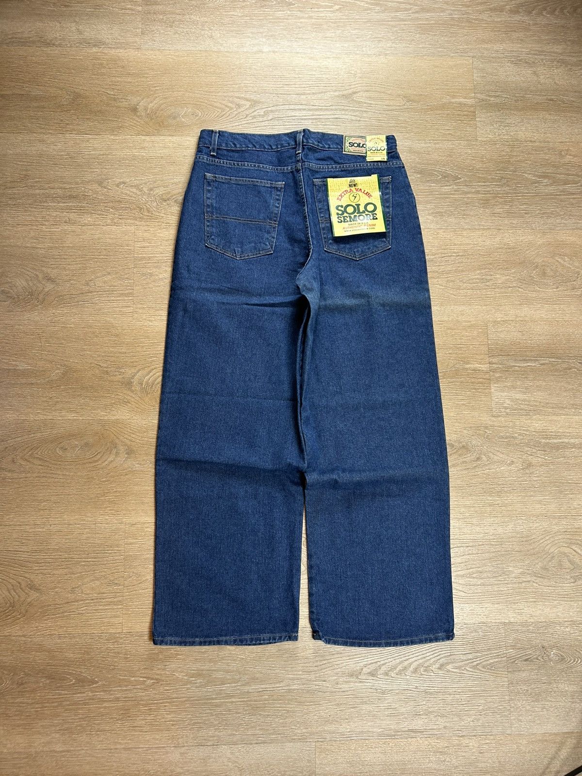 JNCO × Vintage Vintage Solo Wide Leg Baggy Jeans Size US 38 / EU 54 - 3 Thumbnail