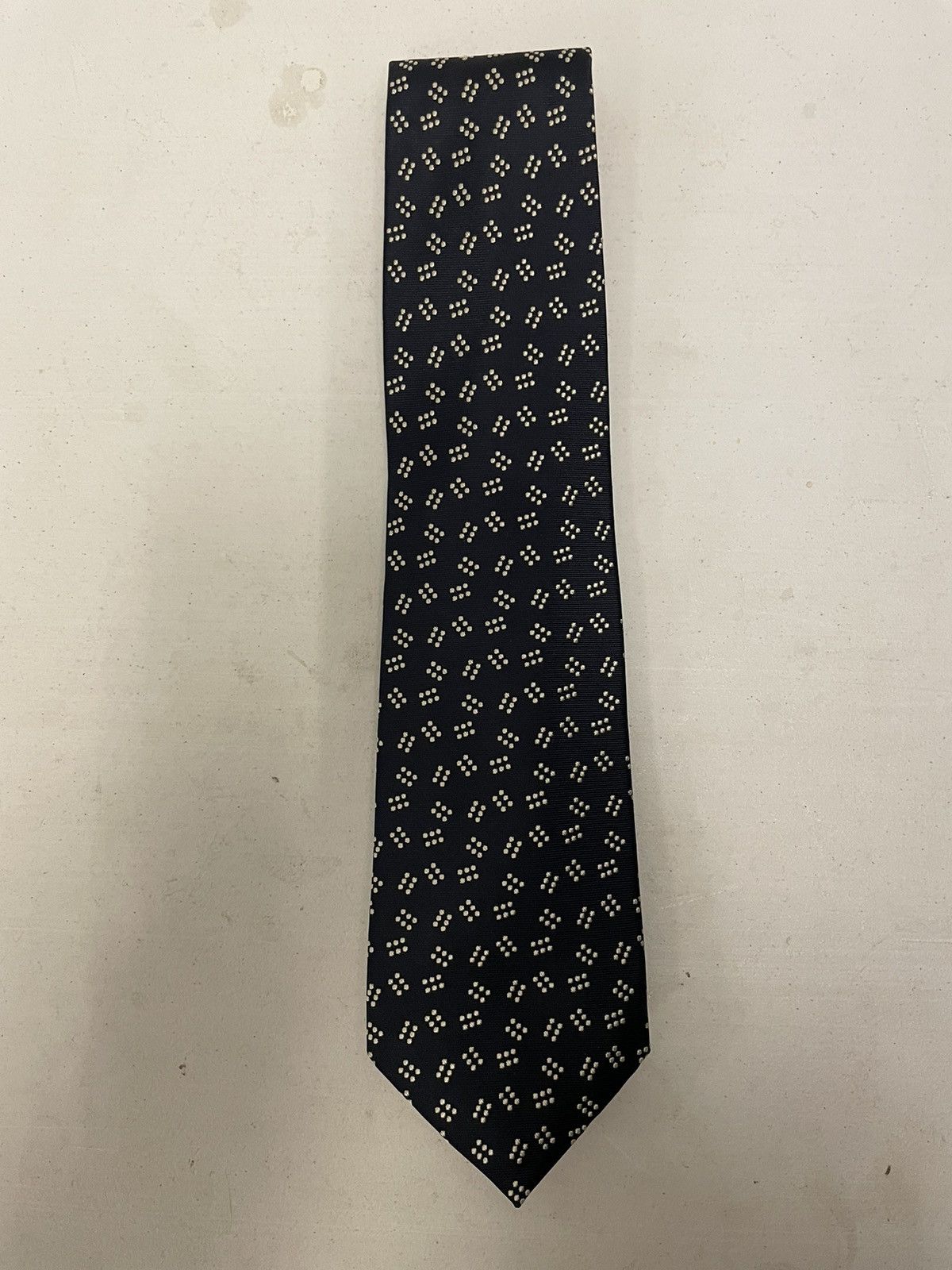 Oxxford Clothes Six Polka Dotted Woven Silk Tie Size ONE SIZE - 4 Thumbnail