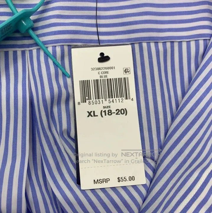 Polo Ralph Lauren Polo Ralph Lauren Kids Logo Embroidered Striped Shirt. Size US XL / EU 56 / 4 - 3 Thumbnail