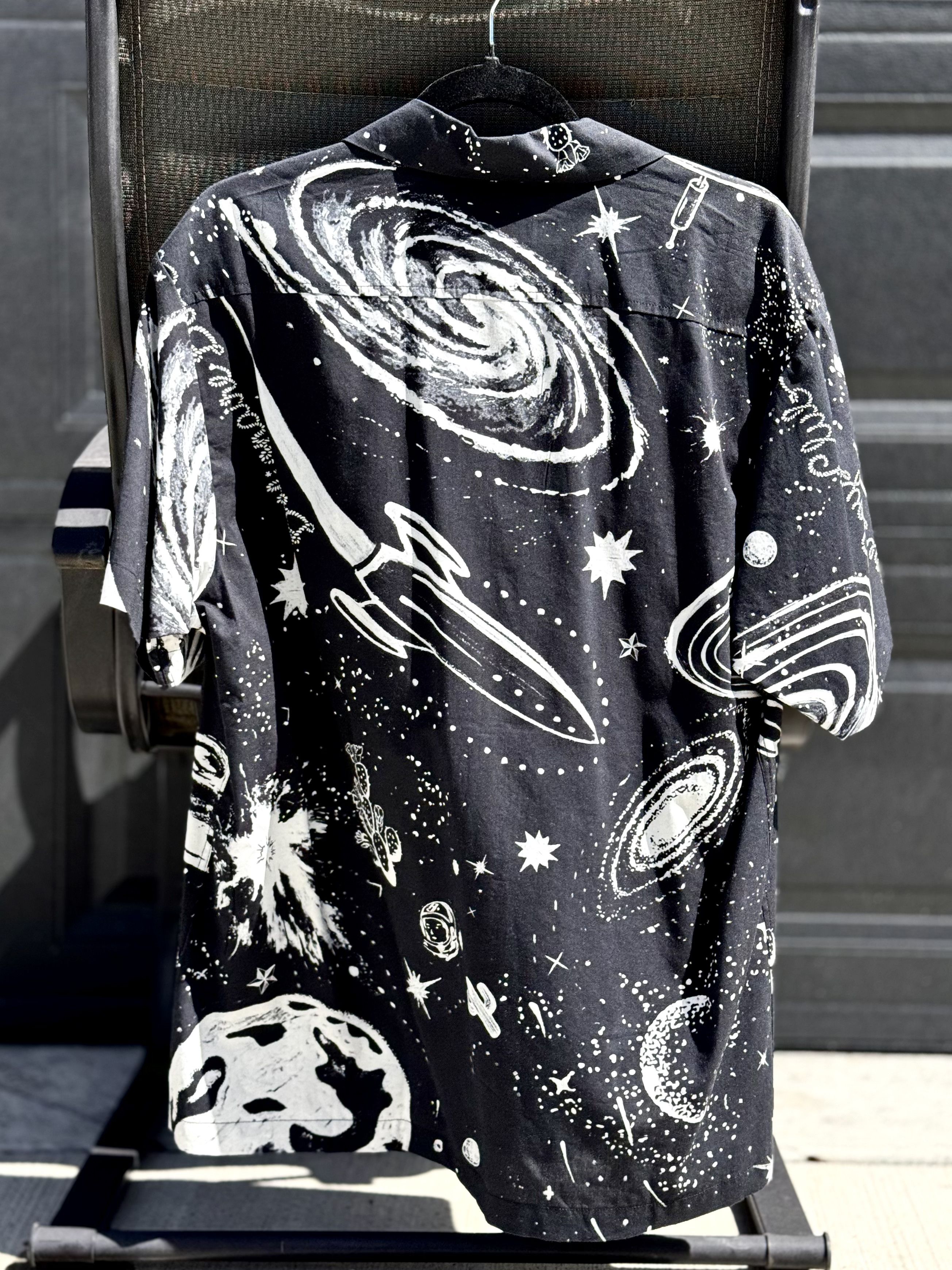 Billionaire Boys Club ALL OVER PRINT GALACTIC BUTTON SHIRT Size US M / EU 48-50 / 2 - 2 Thumbnail