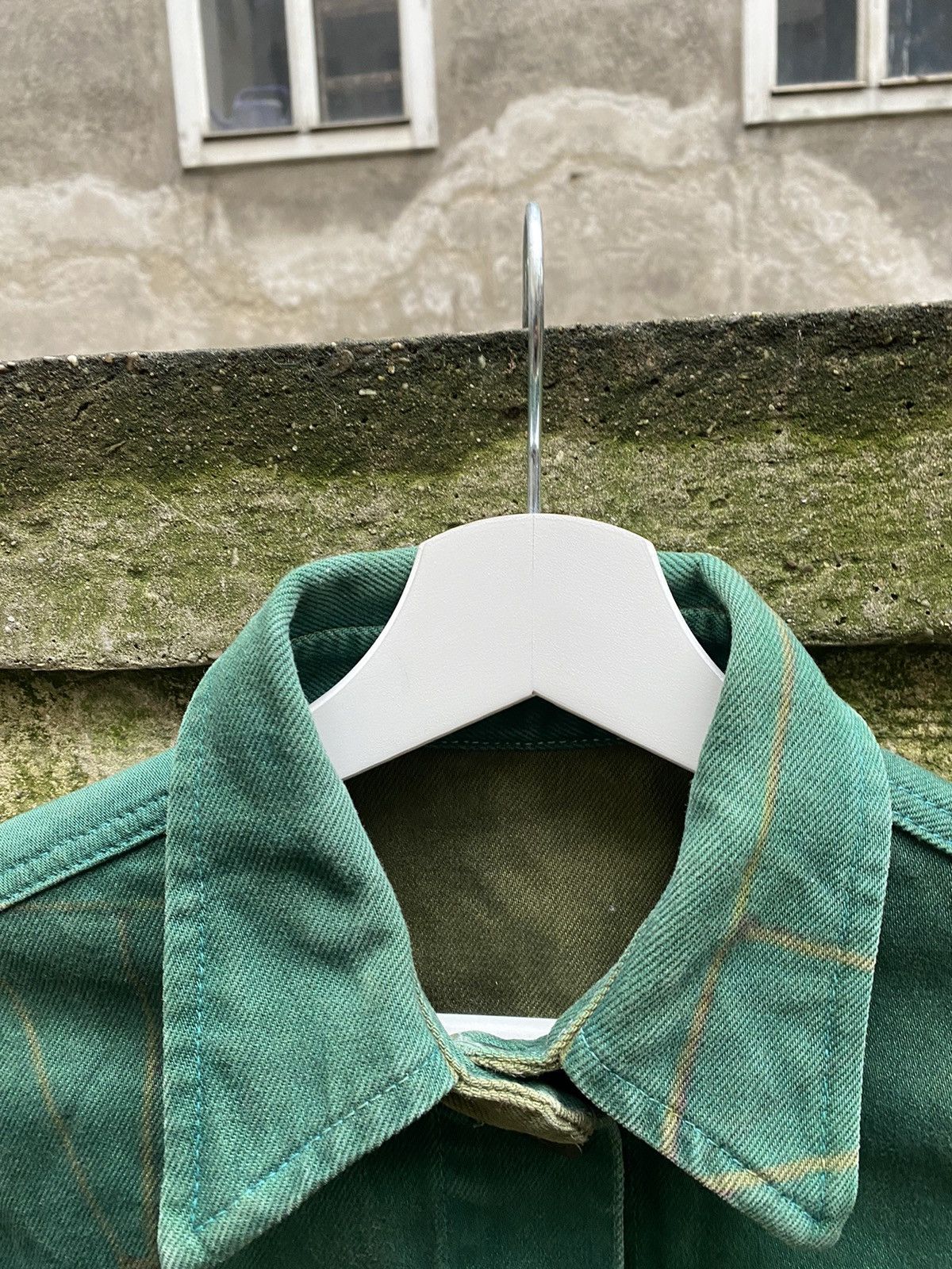 Calvin Klein 205W39NYC Calvin Klein By RAF Simons Overprinted Denim Jacket Size US S / EU 44-46 / 1 - 5 Thumbnail