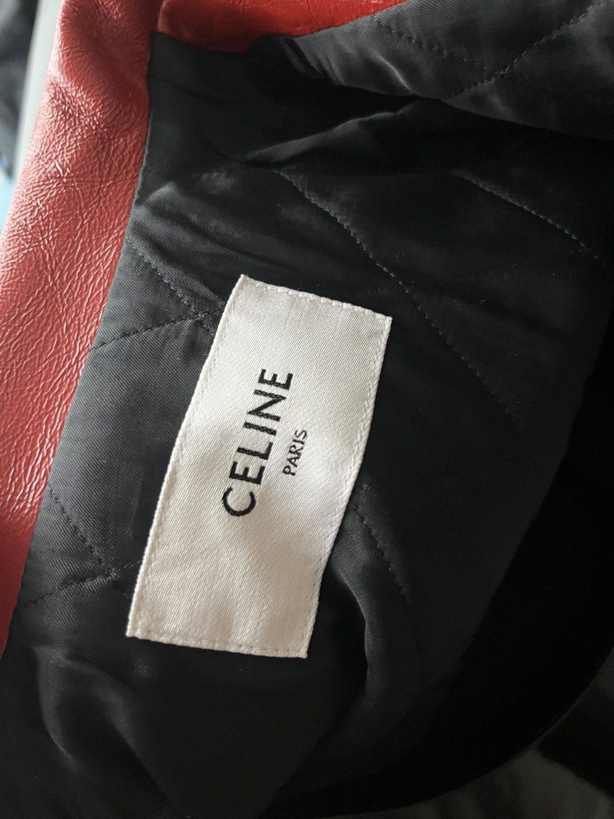 Celine × Hedi Slimane $7,500 Super Runway Celine Hedi Slimane Biker Leather Jacket Size US XL / EU 56 / 4 - 10 Thumbnail