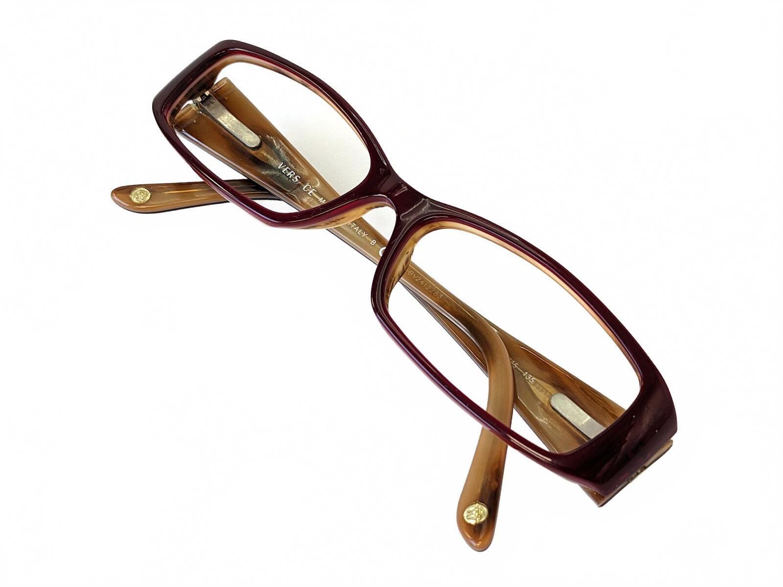 Versace Versace 3091-B Women Eyeglasses Italy | Purple Rectangular Size ONE SIZE - 9 Thumbnail