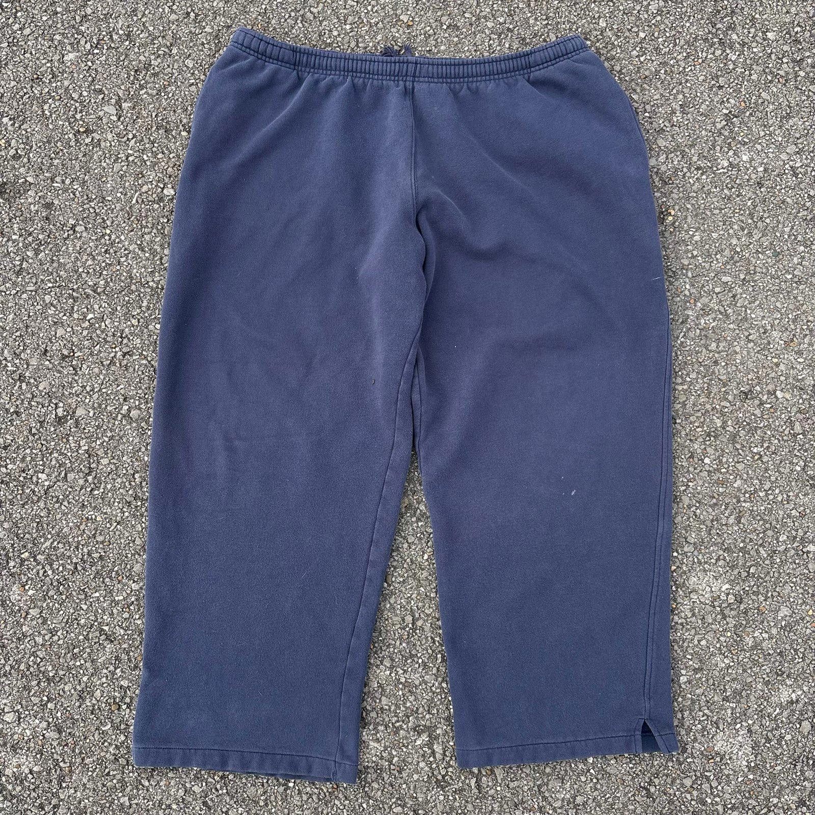 Nike Y2K Baggy Widelegged navy sweatpants Size US 36 / EU 52 - 2 Thumbnail