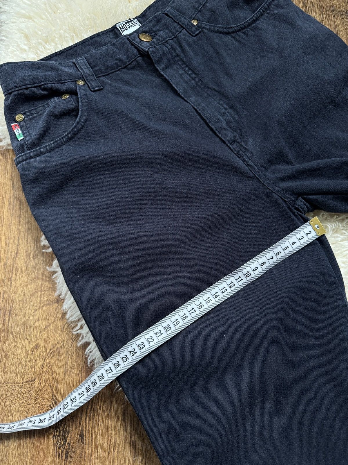 Moschino Vintage Moschino Jeans Made in Italy Women’s Dark Navy Pants Size 30" / US 8 / IT 44 - 11 Thumbnail