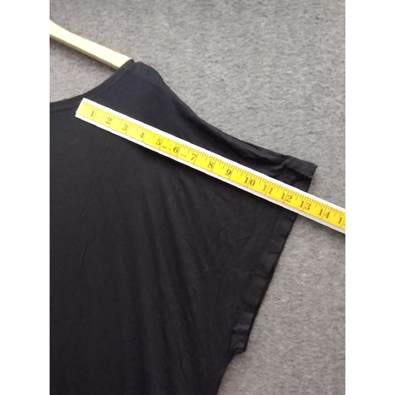 Vintage Nemidor Women's Dress Casual Long A-Line Pocket Short Sleeve Round Neck 2XL Black - Plus Size Shirt/Daywear Size 40" / US 18 - 5 Thumbnail