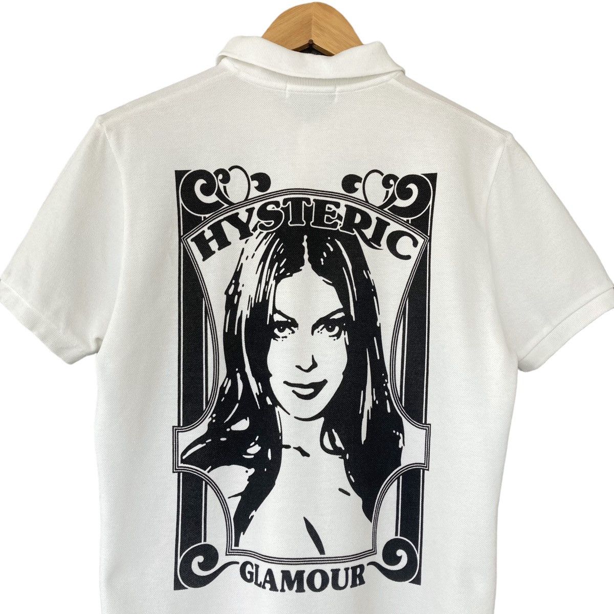 Hysteric Glamour Girls Logo Back Print Polo Shirt