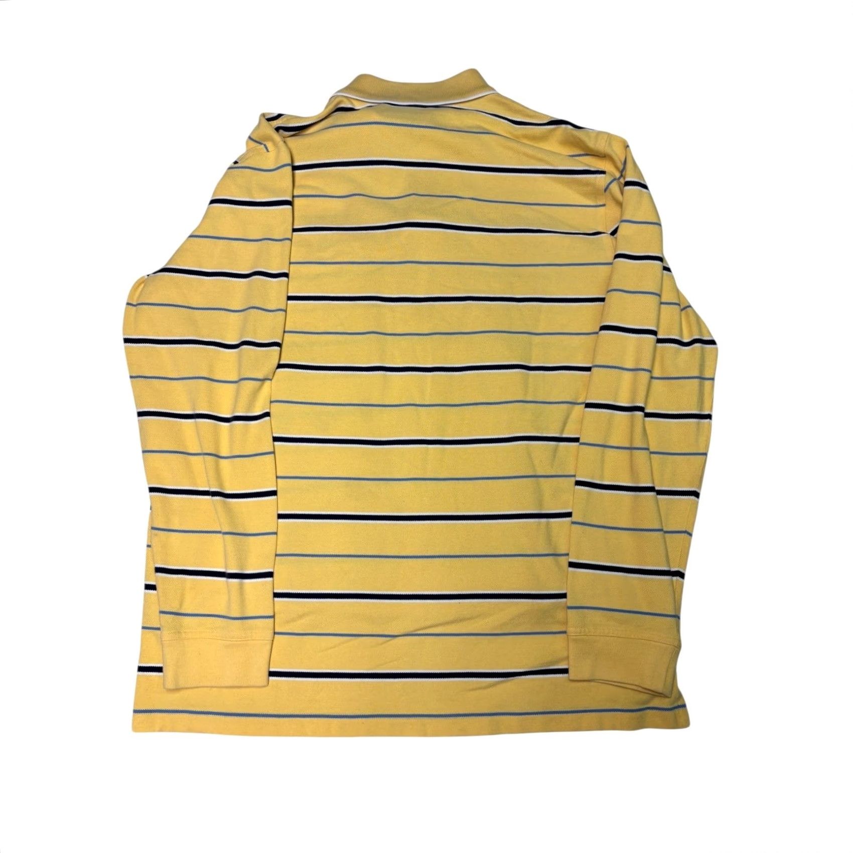 Brooks Brothers Brooks Brothers Polo Mens Striped Long Sleeve Shirt XL Yellow Blue 346 Preppy Cotton Button-Down Collar Classic Fit Logo Size US XL / EU 56 / 4 - 5 Thumbnail