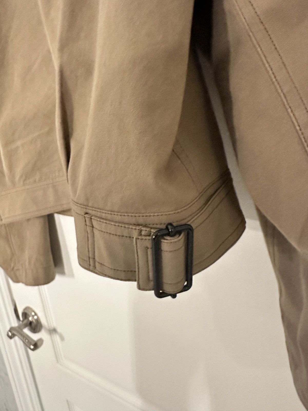 Lemaire Brown beige cropped military jacket Size US XL / EU 56 / 4 - 6 Thumbnail
