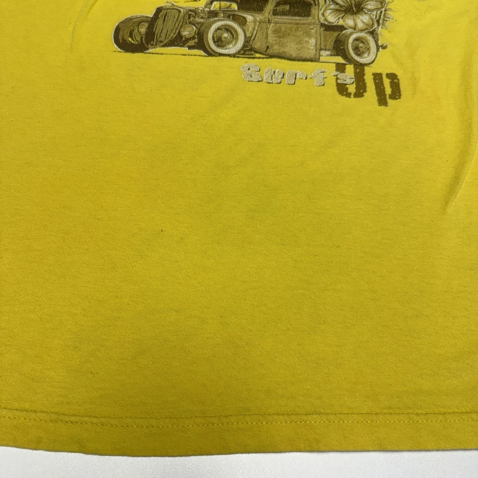 Alstyle Surf's Up T shirt Mens XL 23x29 Yellow Summer Surfing Beach Size US XL / EU 56 / 4 - 9 Thumbnail