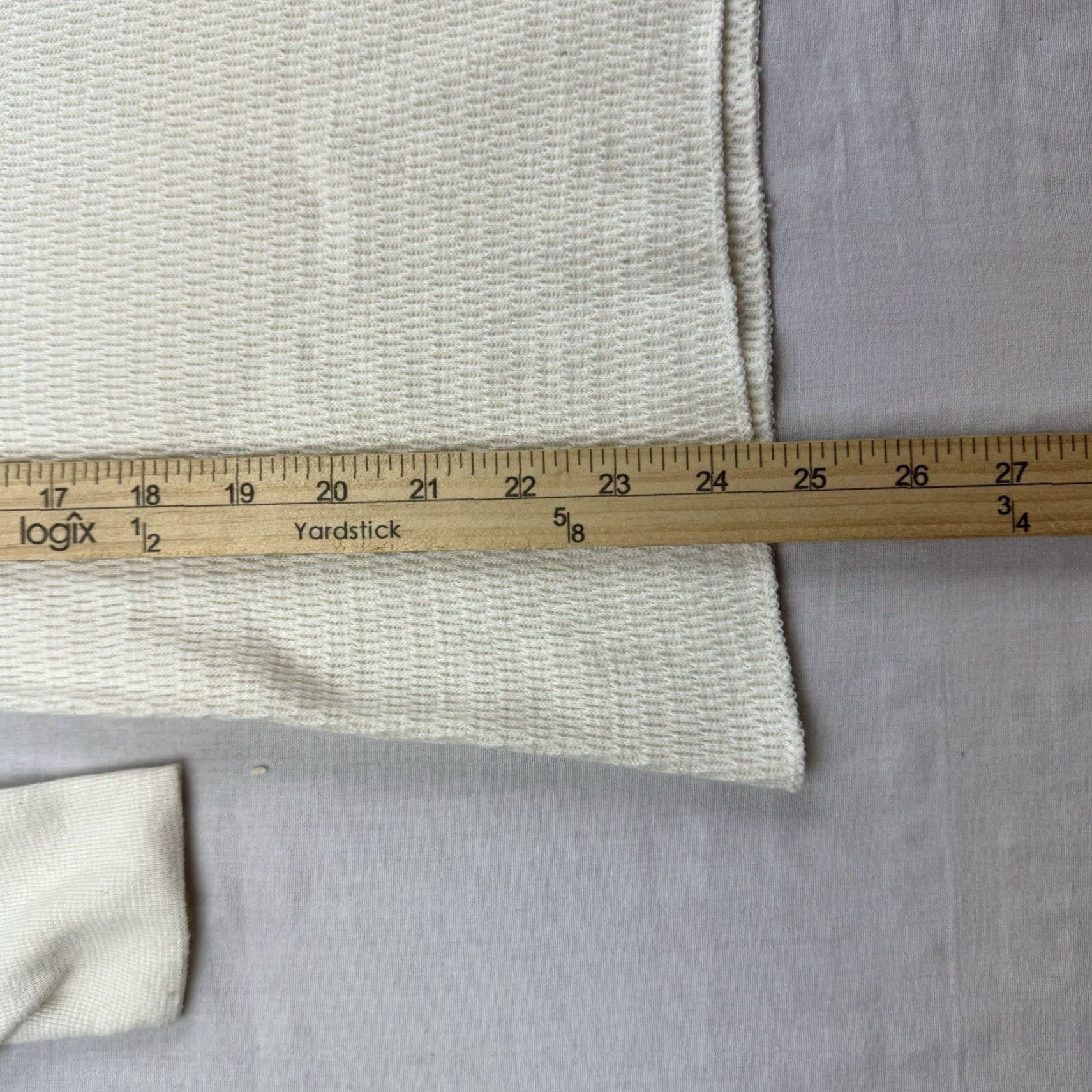 Sears VINTAGE Sears Thermal Undershirt Adult Large White Long Sleeve Grunge 1970s Mens Size US L / EU 52-54 / 3 - 5 Thumbnail