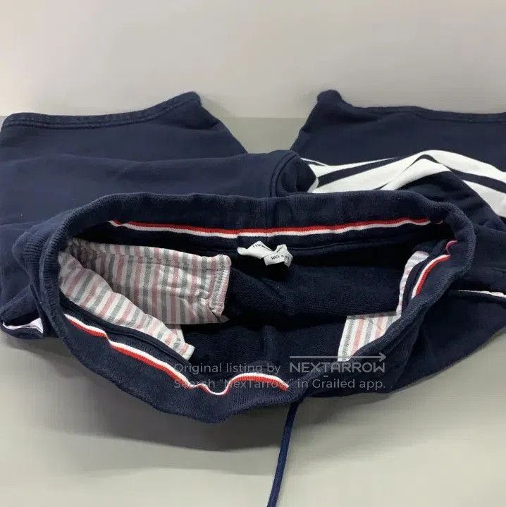 Thom Browne Thom Browne Classic Striped Navy Blue Shorts. Size US 34 / EU 50 - 4 Thumbnail