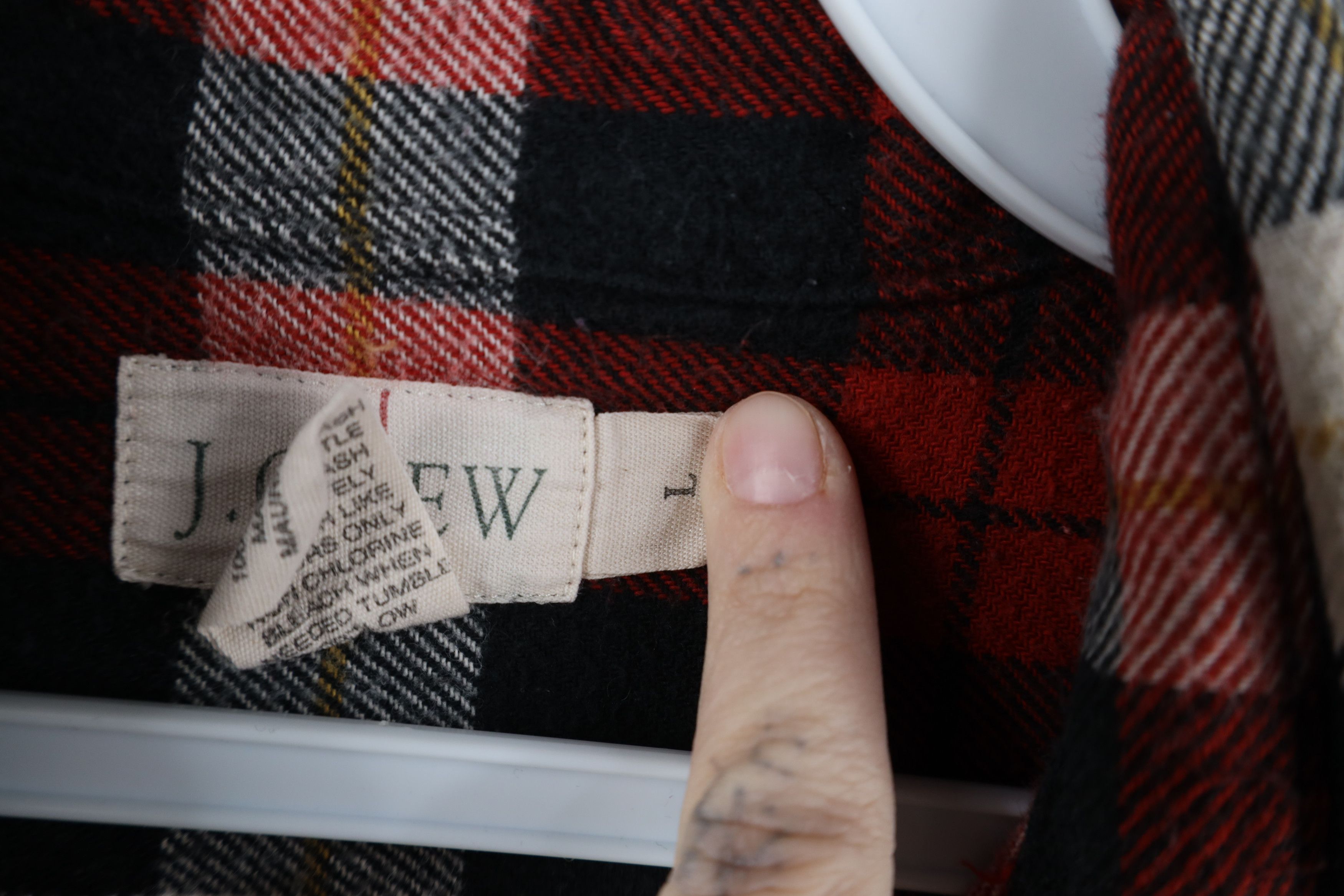 J.Crew Vintage 90s J Crew Flannel Collared Button Down Shirt Plaid Size US L / EU 52-54 / 3 - 12 Thumbnail
