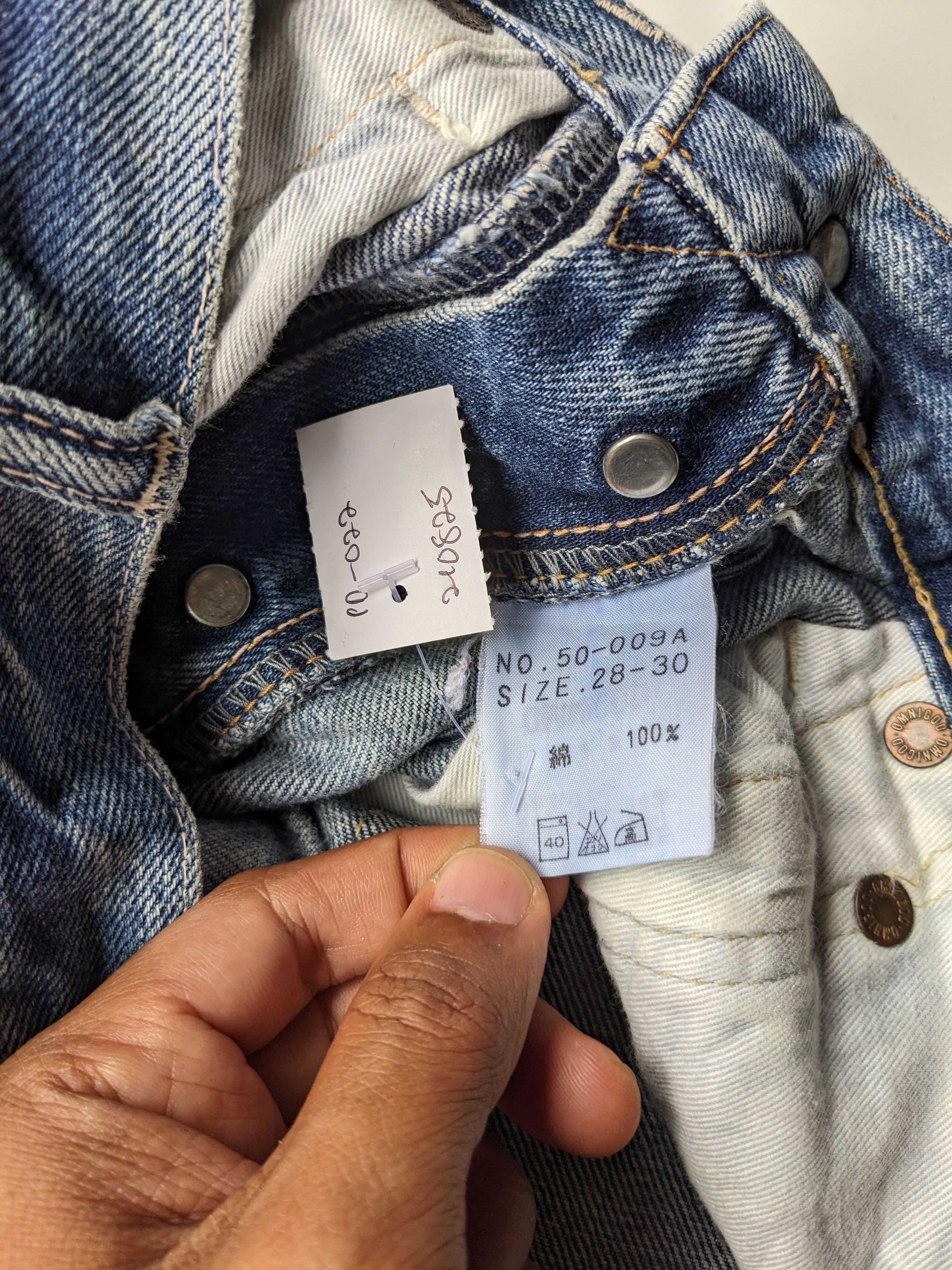 OMNIGOD Omnigod faded selvedge jeans Size US 29 - 12 Thumbnail
