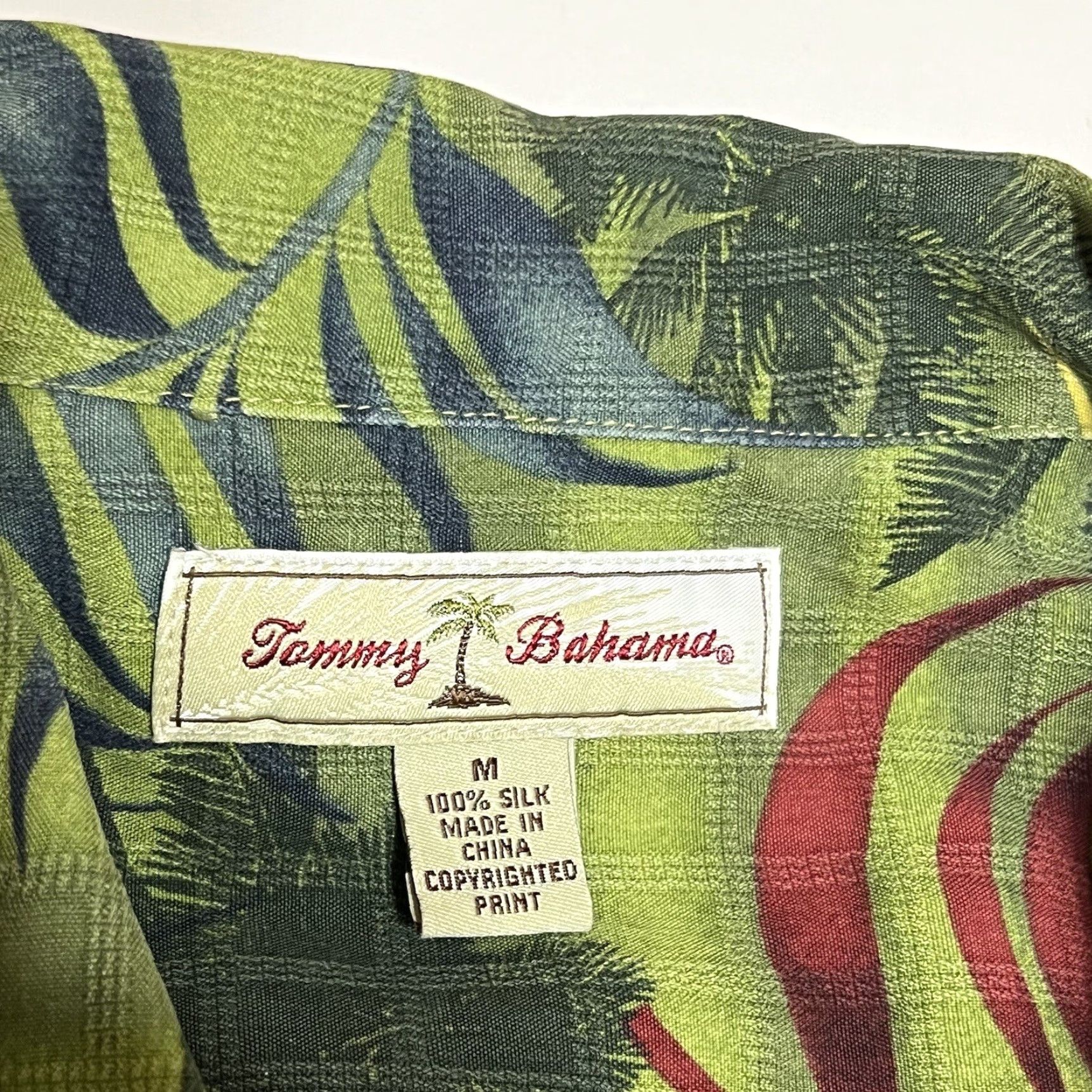 Tommy Bahama Tommy Bahama Shirt Mens Medium Floral Hawaiian Silk Beach Size US M / EU 48-50 / 2 - 7 Thumbnail