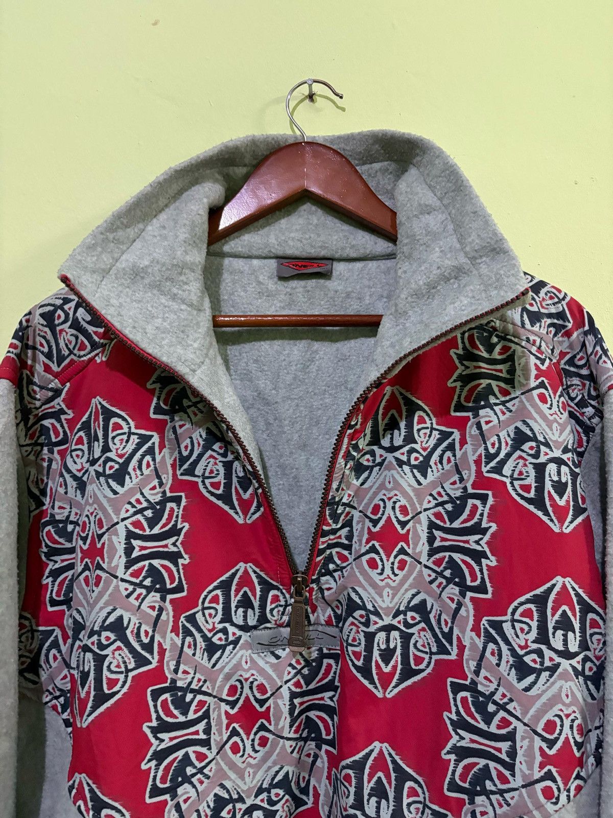 O'Neill Oniell Fleece Sweatshirt Half Zipper Art Design Size US M / EU 48-50 / 2 - 8 Thumbnail