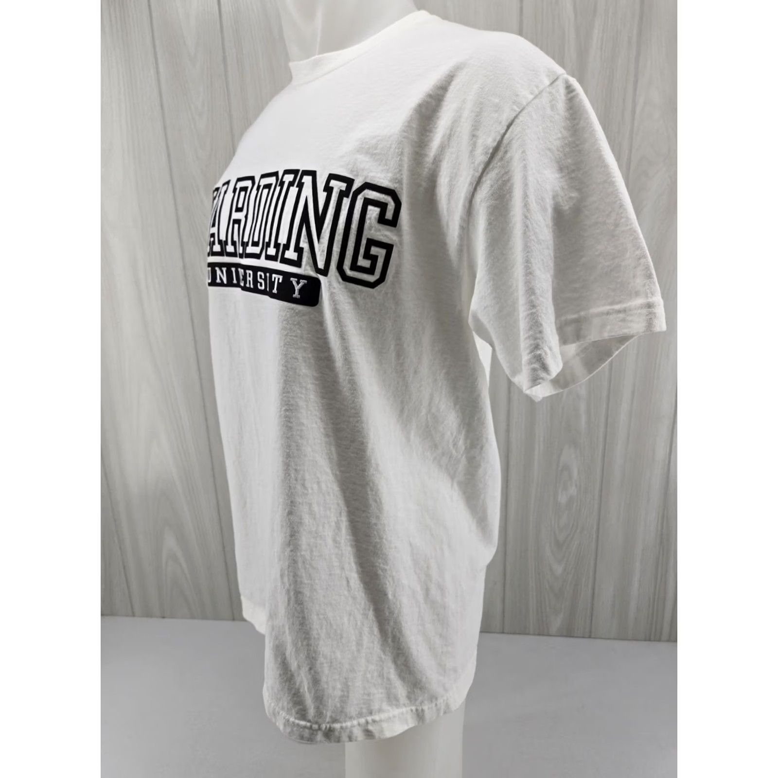 Jansport Harding University White T-Shirt Size Large Mens T-Shirt Cotton Crew Neck Short Sleeve Size US L / EU 52-54 / 3 - 4 Thumbnail