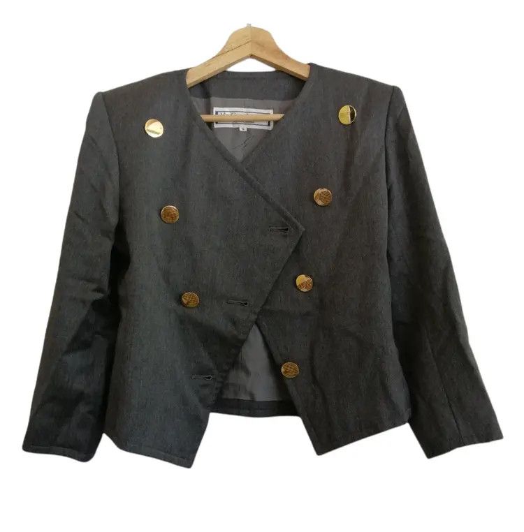 Yves Saint Laurent Yves Saint Laurent Diffusions Femmes Double Breasted Jacket Size S / US 4 / IT 40 - 9 Thumbnail
