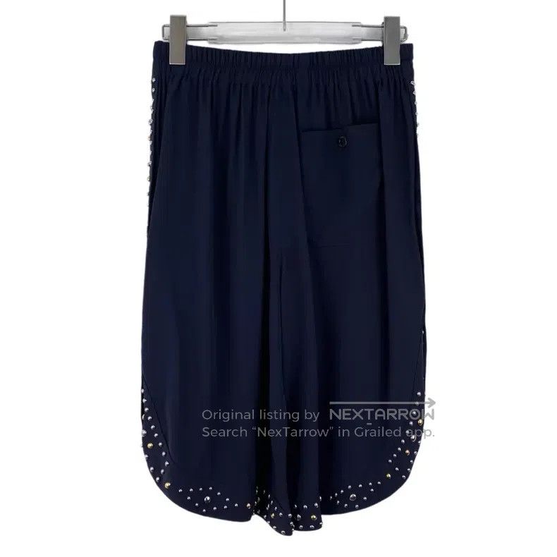 Louis Vuitton Louis Vuitton 23 Dark Blue Rivet Design Mulberry Silk Casu Size US 34 / EU 50 - 2 Thumbnail