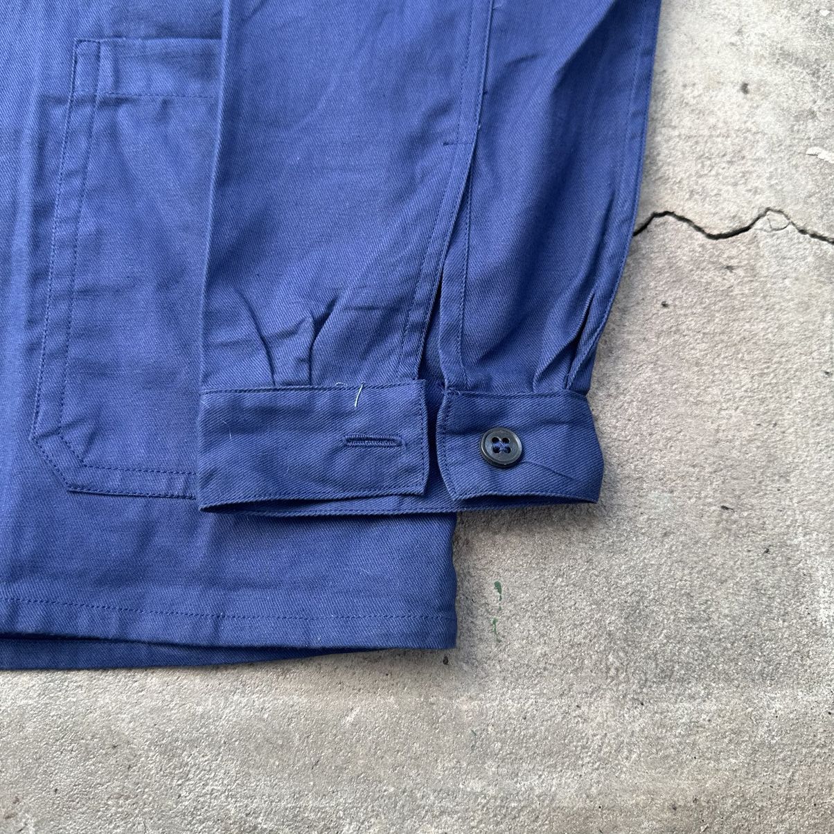 Le Laboureur Vintage lotus 80s French Workwear Sanfor Chore Jacket Size US M / EU 48-50 / 2 - 3 Thumbnail