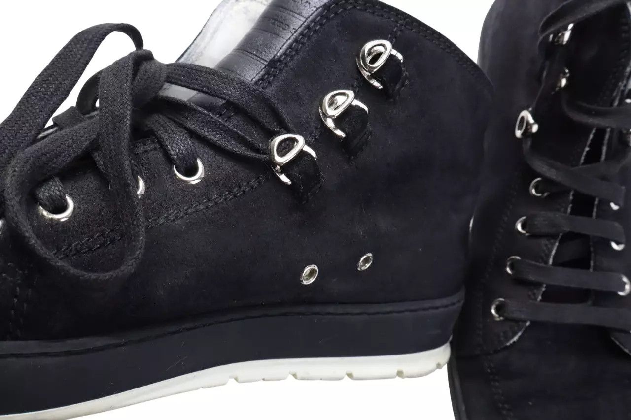 Dior DIOR Sneakers Men's FR 42 Black Suede Leather Almond Toe Size US 9 / EU 42 - 6 Thumbnail