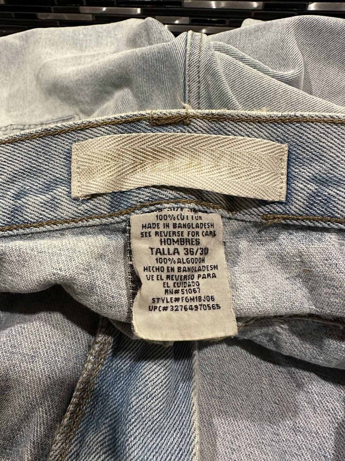 Levi's Vintage Clothing Vintage Relaxed Painter Thrashed Distressed Blue Denim Jeans Size US 36 / EU 52 - 12 Thumbnail