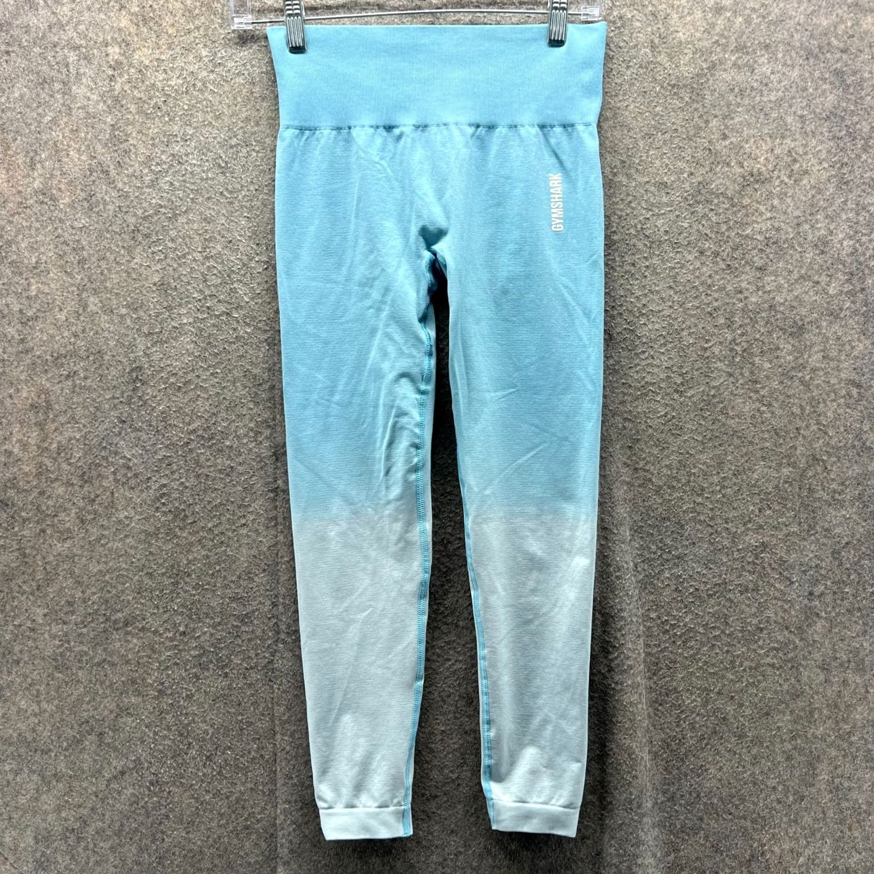 Gymshark Gymshark Pants Womens Medium Blue Leggings Athletic Two Tone High Rise Skinny Inseam 22 in Yoga Gym & Training Womens Size 32" / US 10 / IT 46 - 2 Thumbnail