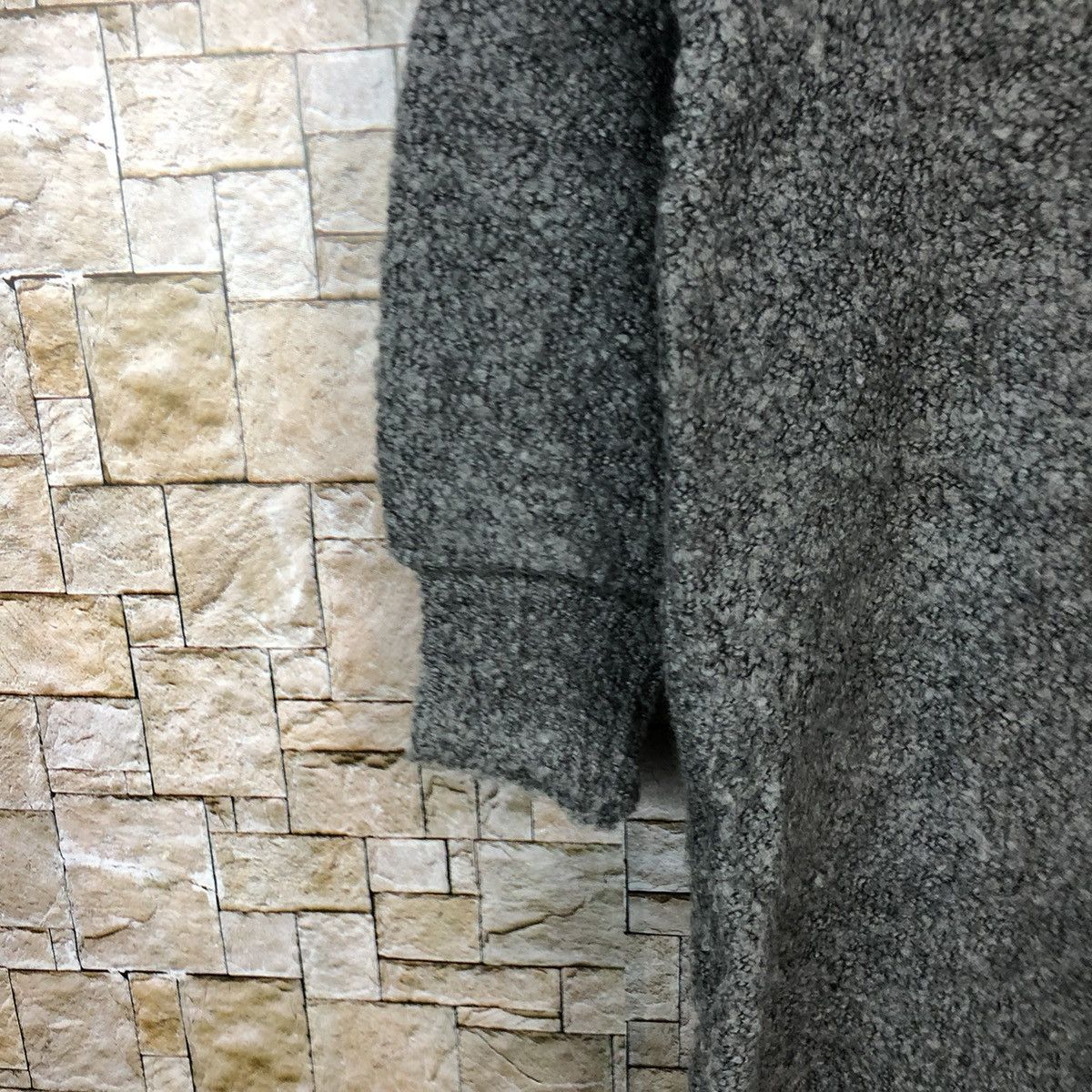 GU × Homespun Knitwear × Vintage GU Grey vintage long Knitwear #A1090 Size US S / EU 44-46 / 1 - 7 Thumbnail