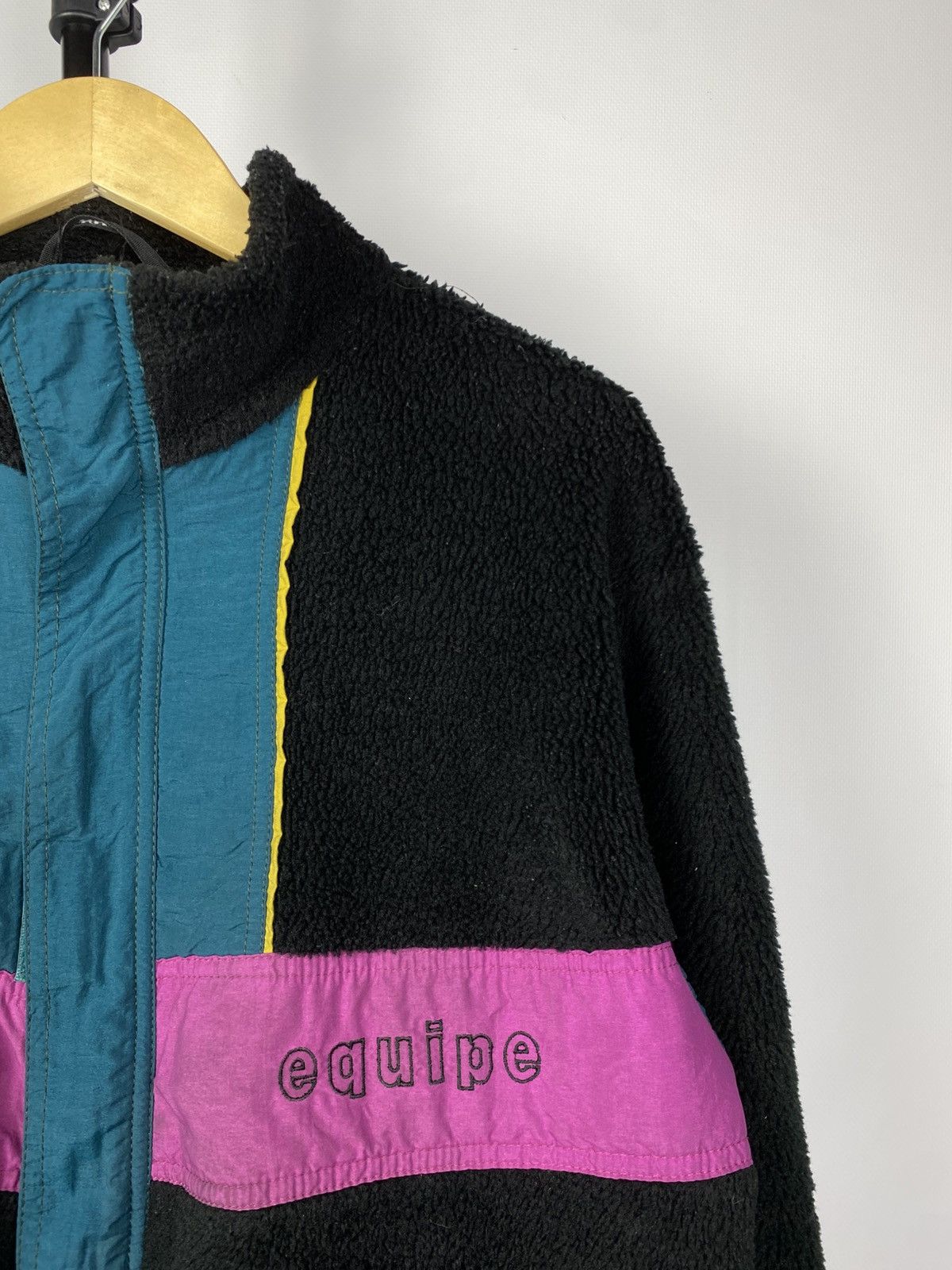 Helly Hansen × Vintage Vintage 90's Helly Hansen Fleece Sherpa Zip Jacket Size US L / EU 52-54 / 3 - 3 Thumbnail