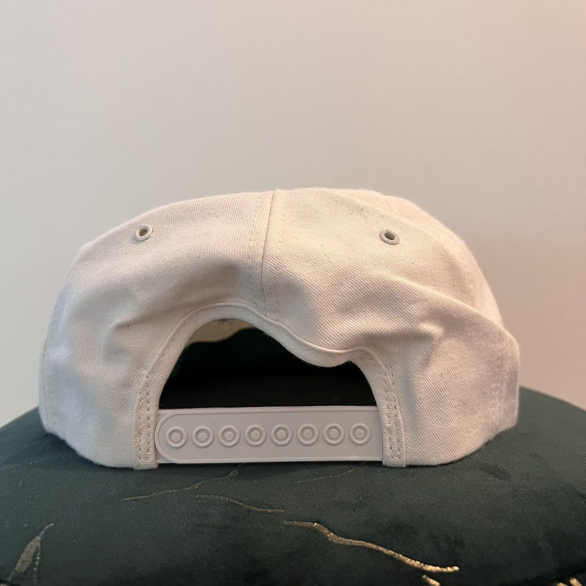 Other Vintage Contain Herbicide Snapback Farmer Hat White Green Size ONE SIZE - 5 Thumbnail