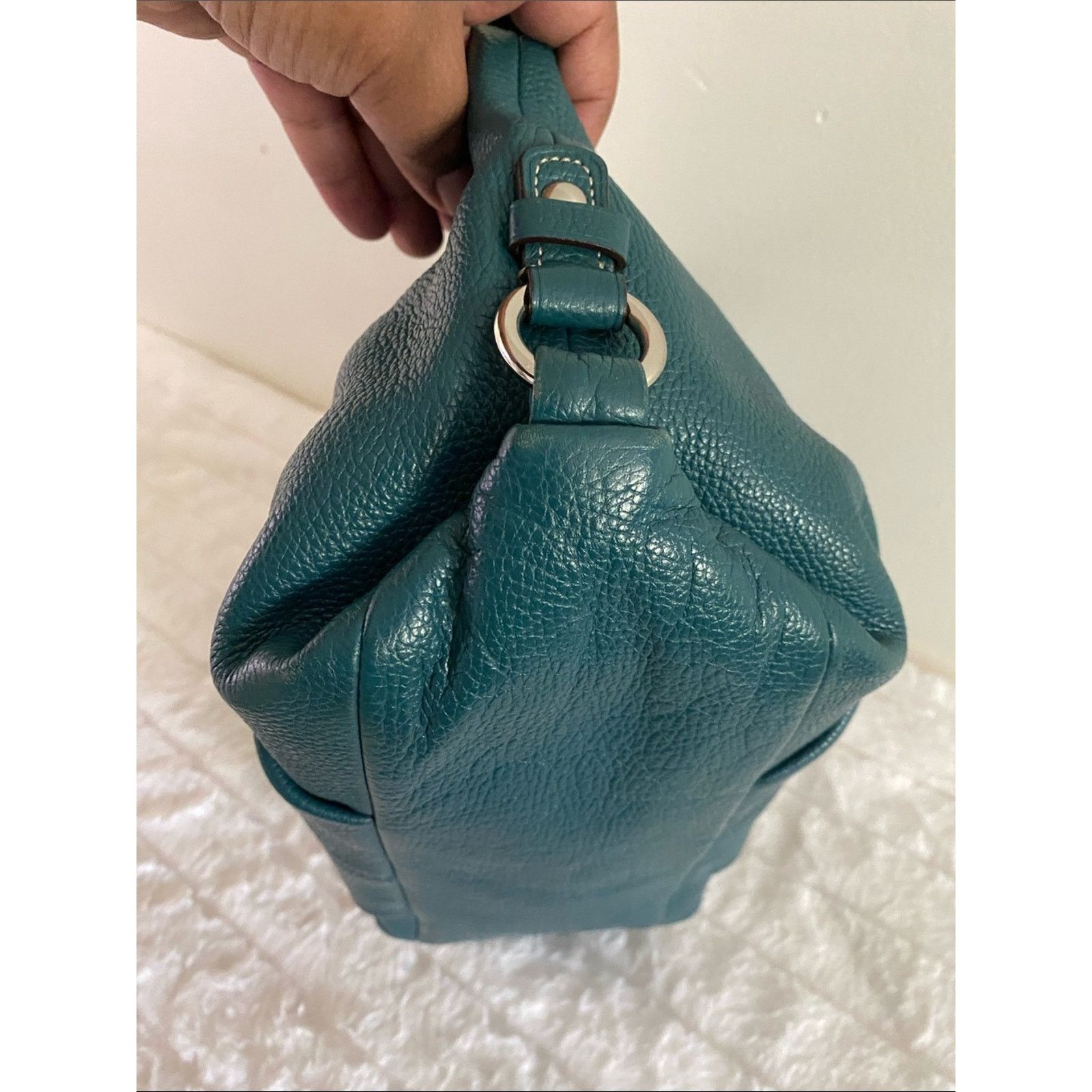 Coach Coach Convertible Duffle Hobo Bag in Bright Jade Size ONE SIZE - 11 Thumbnail