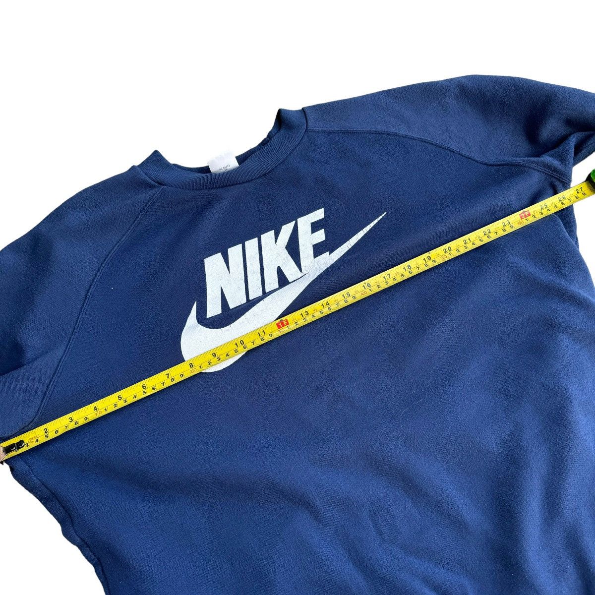 Nike × Vintage 80s True Vintage Nike Spellout Sweatshirt Pullover Retro Size US XL / EU 56 / 4 - 7 Thumbnail
